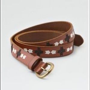 American Eagle Embroidered Western Belt